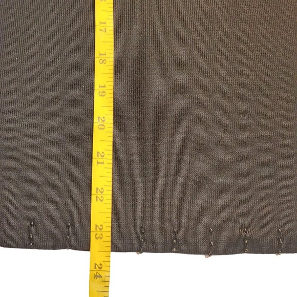 Jessica Ash Black Twin Sweater Set With Accent Black Beading Size XL. New W Tag - Picture 9 of 13